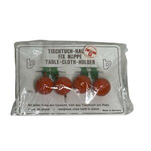 Vintage Zwilling Henckels Tablecloth Weights | German Tablecloth Holders | Outdo